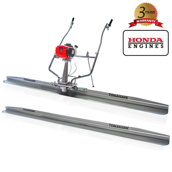 Honda Concrete Power Screed with 10ft & 8ft Magnesium Aluminum Boards